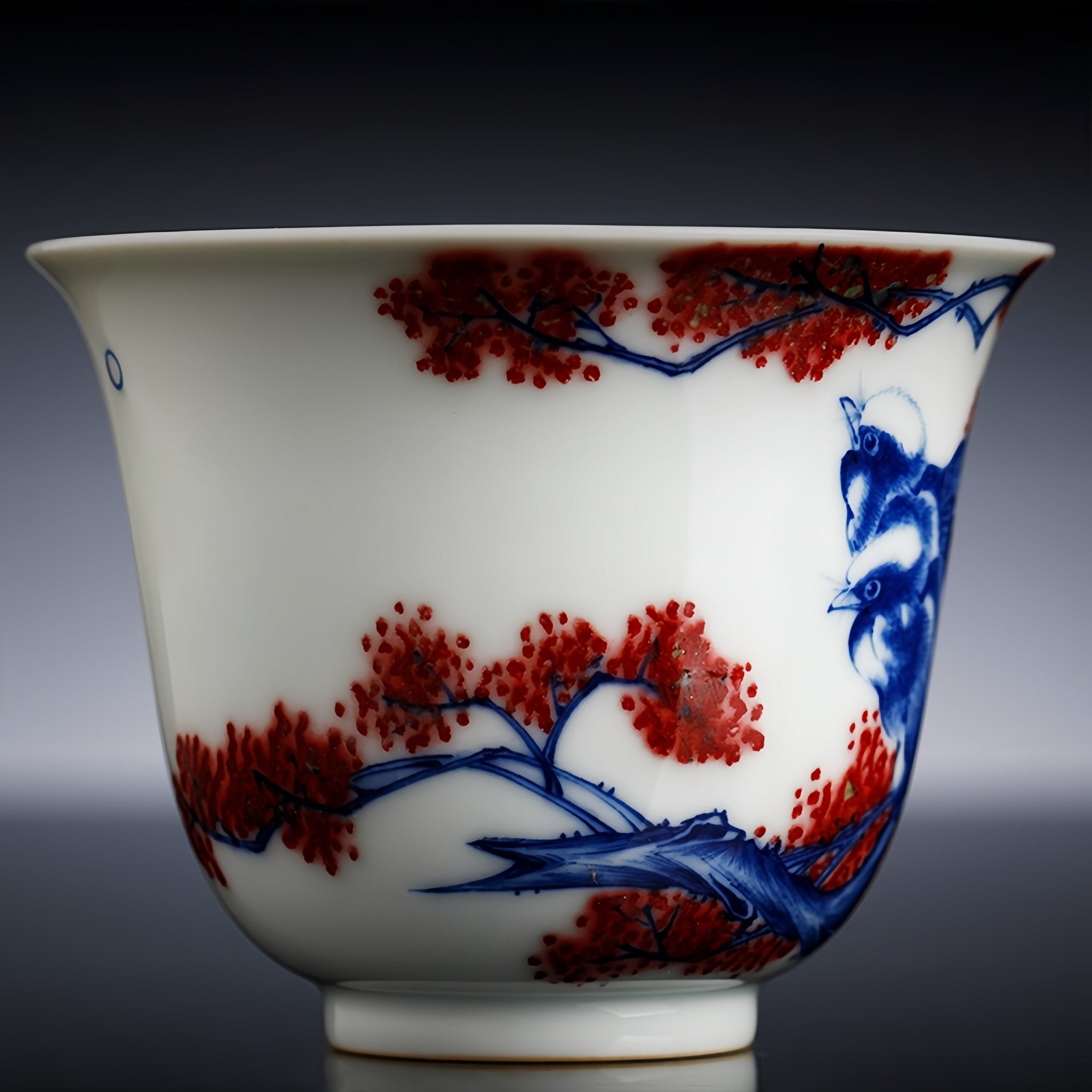Xie Shou Bai Tou 75cc - Jing De Zhen Porcelain Teacup - zycs_China