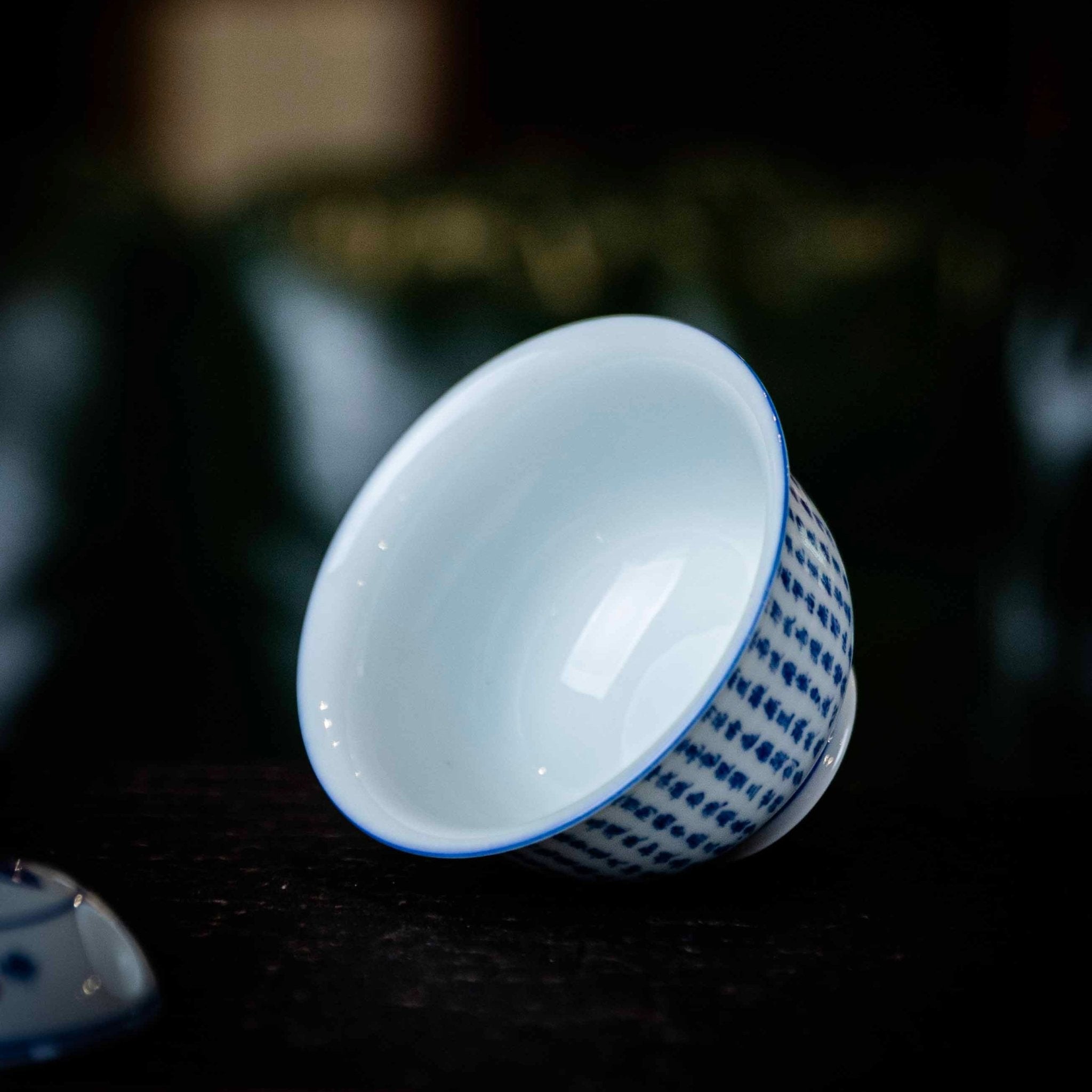 Xin Jing 130cc - Jing De Zhen Porcelain Gaiwan - zycs_China