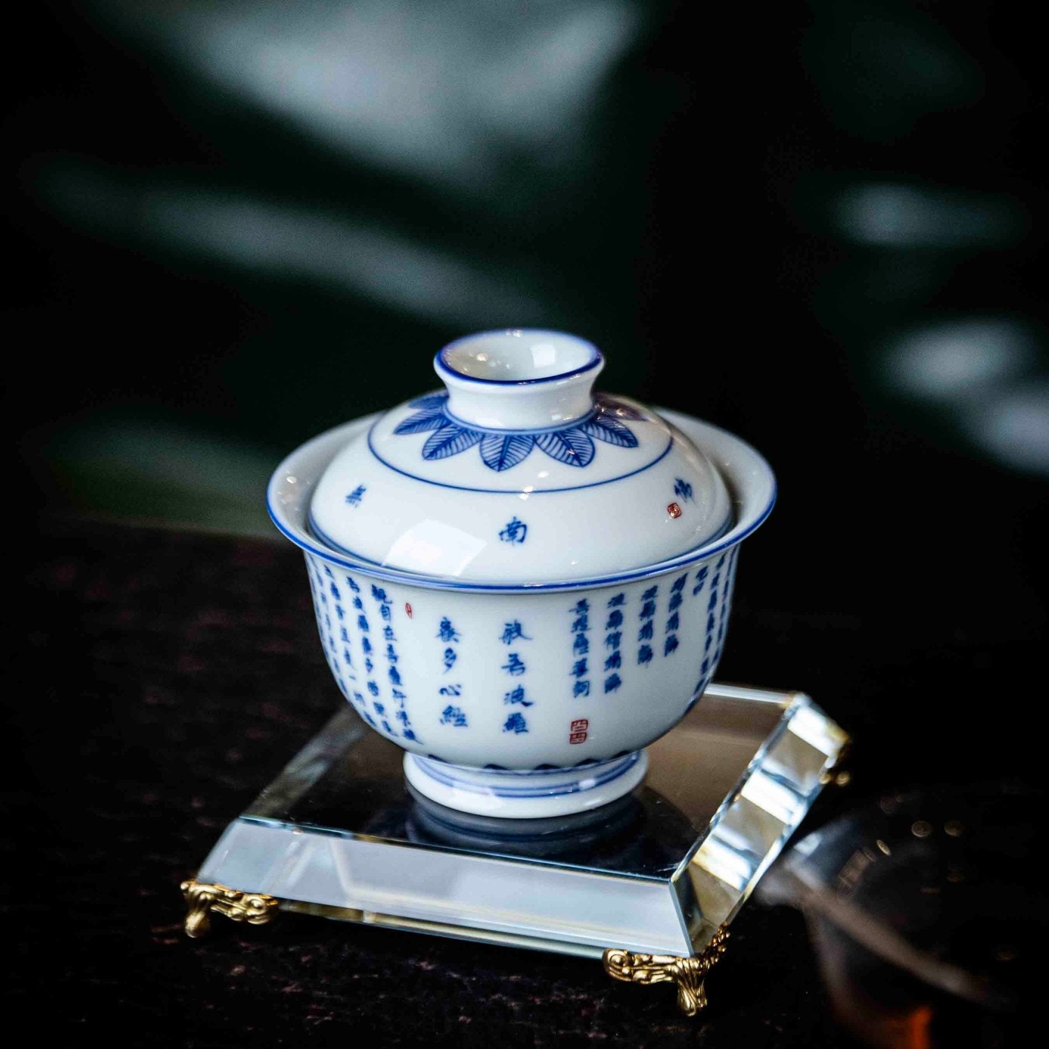 Xin Jing 130cc - Jing De Zhen Porcelain Gaiwan - zycs_China