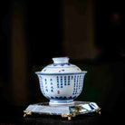 Xin Jing 130cc - Jing De Zhen Porcelain Gaiwan - zycs_China