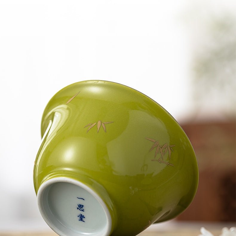 Xiong Mao 150cc - Jing De Zhen Porcelain Gaiwan - zycs_China