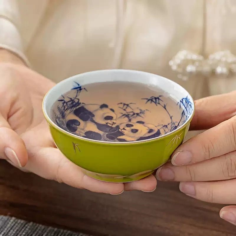 Xiong Mao 150cc - Jing De Zhen Porcelain Gaiwan - zycs_China
