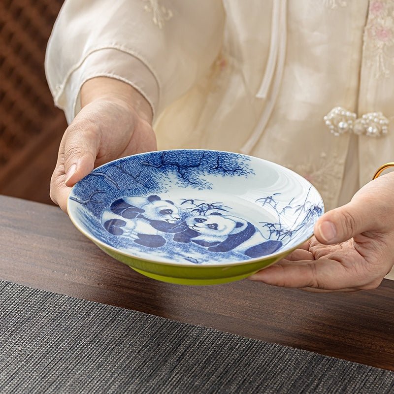 Xiong Mao 150cc - Jing De Zhen Porcelain Gaiwan - zycs_China