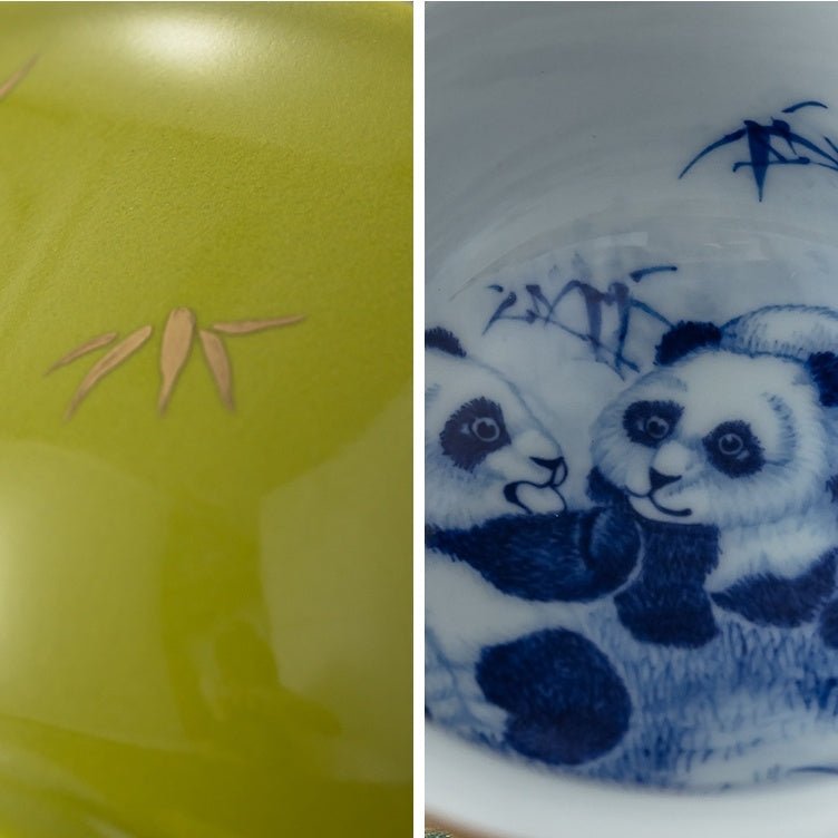 Xiong Mao 150cc - Jing De Zhen Porcelain Gaiwan - zycs_China