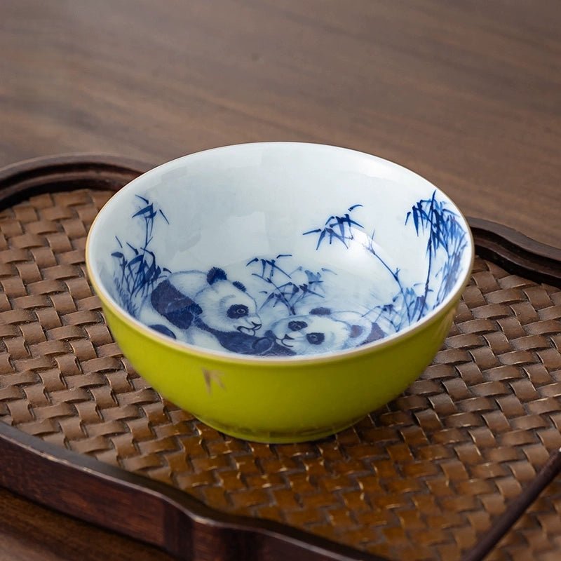 Xiong Mao 150cc - Jing De Zhen Porcelain Gaiwan - zycs_China