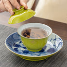 Xiong Mao 150cc - Jing De Zhen Porcelain Gaiwan - zycs_China