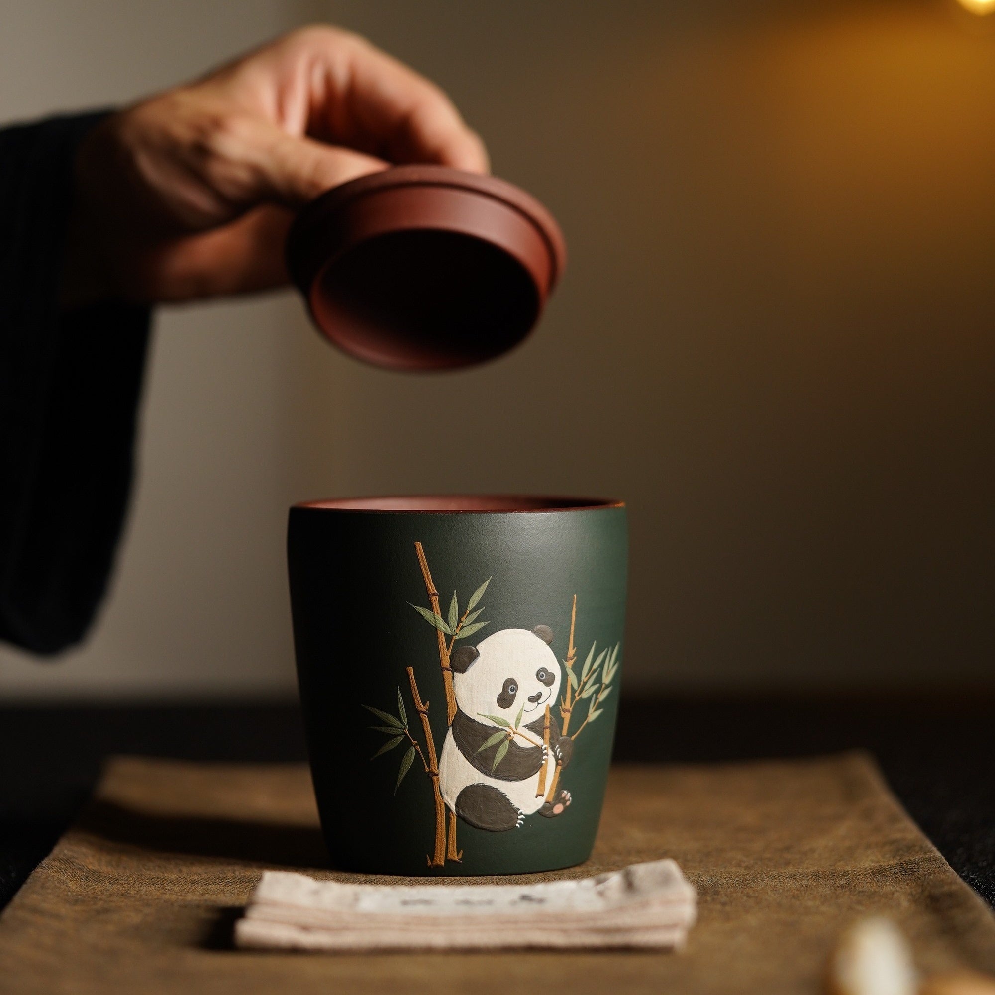 Xiong Mao - Yixing Handmade Zisha Teacan - zycs_China