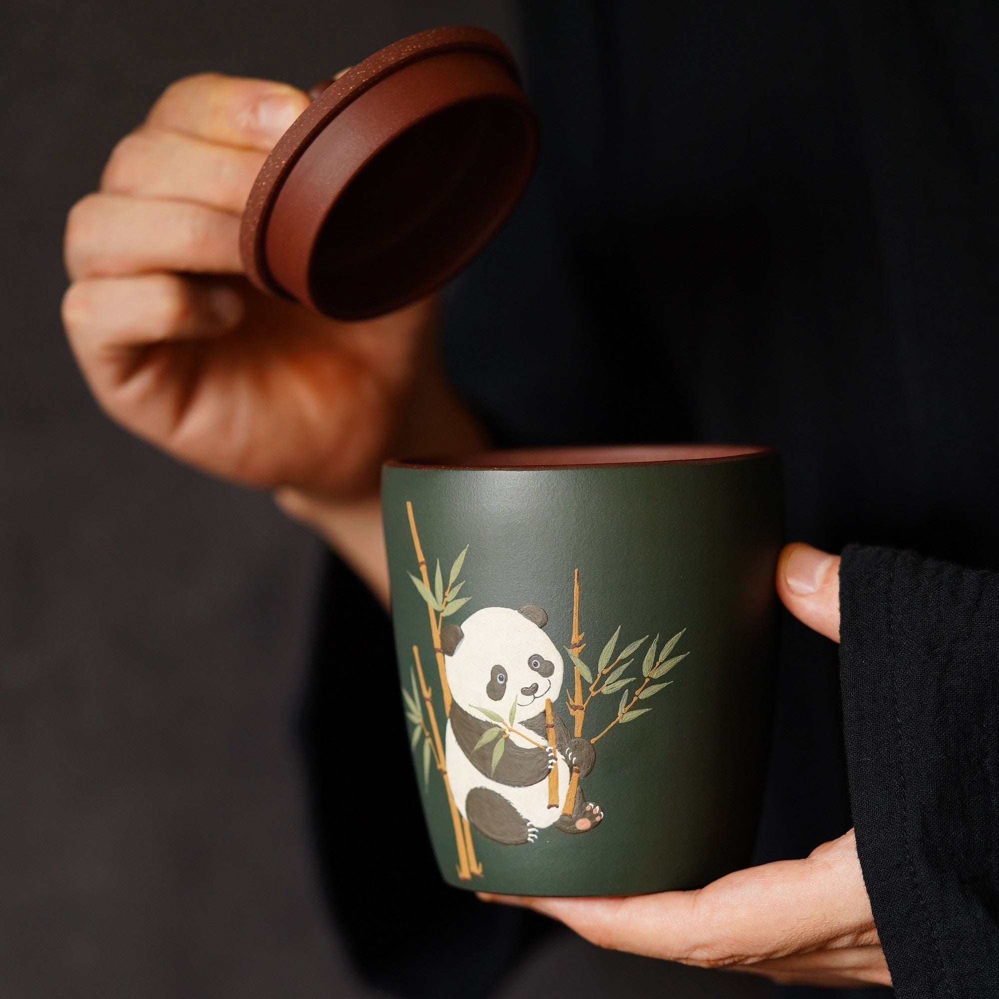 Xiong Mao - Yixing Handmade Zisha Teacan - zycs_China