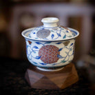Xiu Qiu Hua 170cc - Jing De Zhen Porcelain Gaiwan - zycs_China