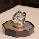 Xuan Zhu 130cc - Handmade silver pot - zycs_China - tea - teapot