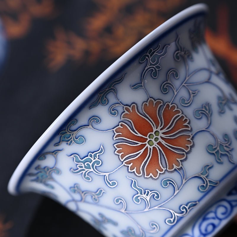 Ya Xiang 130cc - Jing De Zhen Porcelain Gaiwan - zycs_China