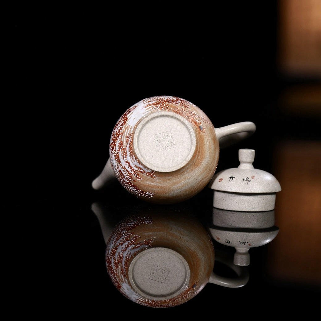 Yan Suo Diao Xue 120cc - Yixing Handmade Teapot - zycs_China