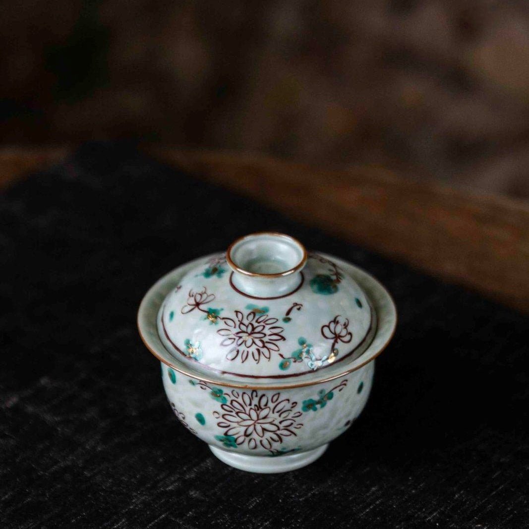 Ye Ju Hua 120cc - Jing De Zhen Porcelain Gaiwan - zycs_China