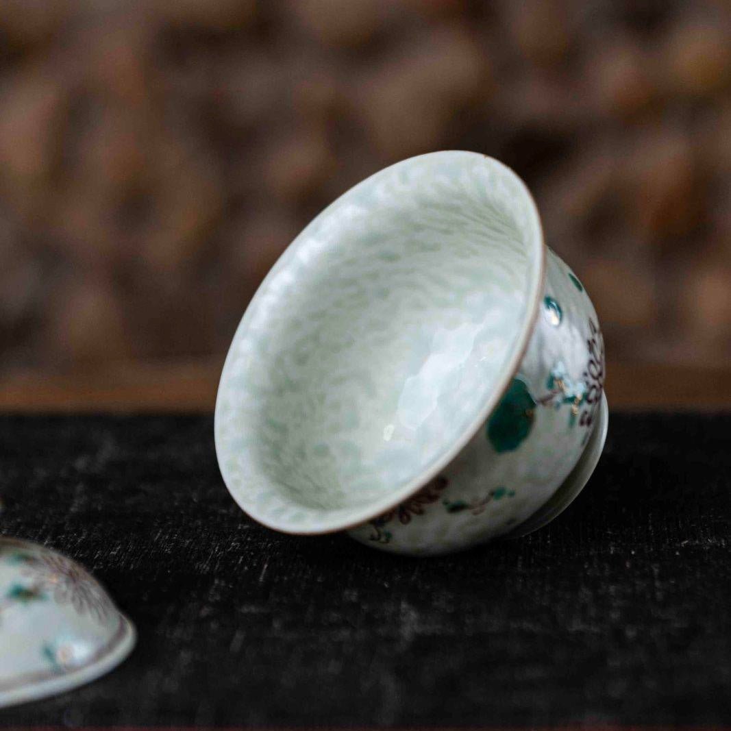 Ye Ju Hua 120cc - Jing De Zhen Porcelain Gaiwan - zycs_China