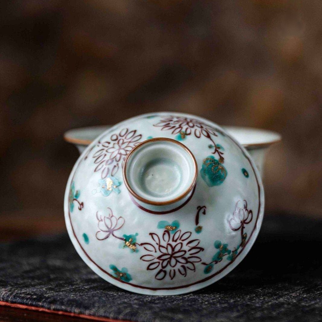 Ye Ju Hua 120cc - Jing De Zhen Porcelain Gaiwan - zycs_China