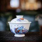 Yi Fan Feng Shun 180cc - Jing De Zhen Porcelain Gaiwan - zycs_China