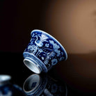 Yi Lu Lian Ke 175cc - Jing De Zhen Porcelain Gaiwan - zycs_China