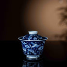 Yi Lu Lian Ke 175cc - Jing De Zhen Porcelain Gaiwan - zycs_China