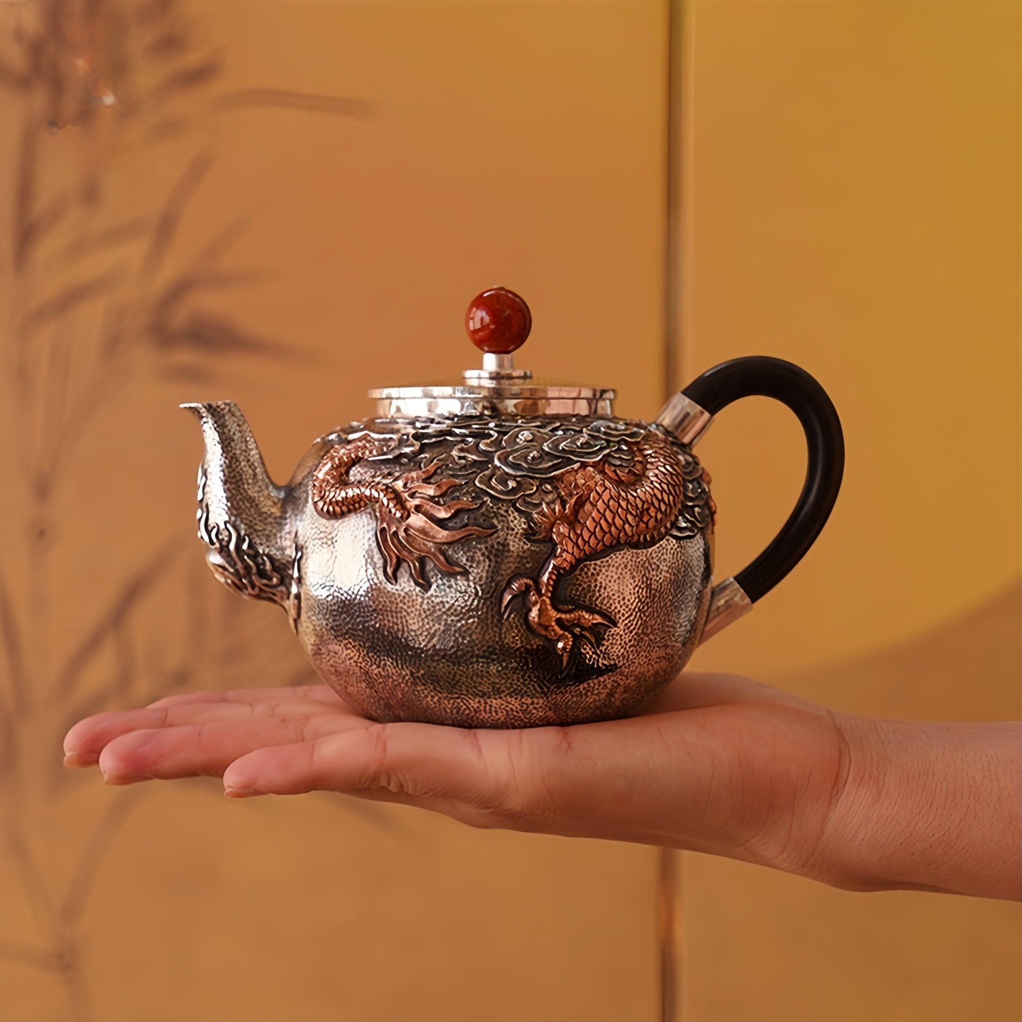 Yin Long 360cc - Handmade silver pot - zycs_China