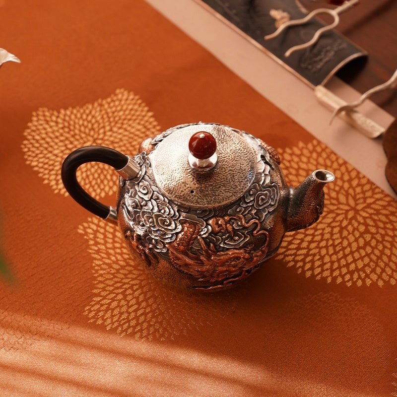 Yin Long 360cc - Handmade silver pot - zycs_China