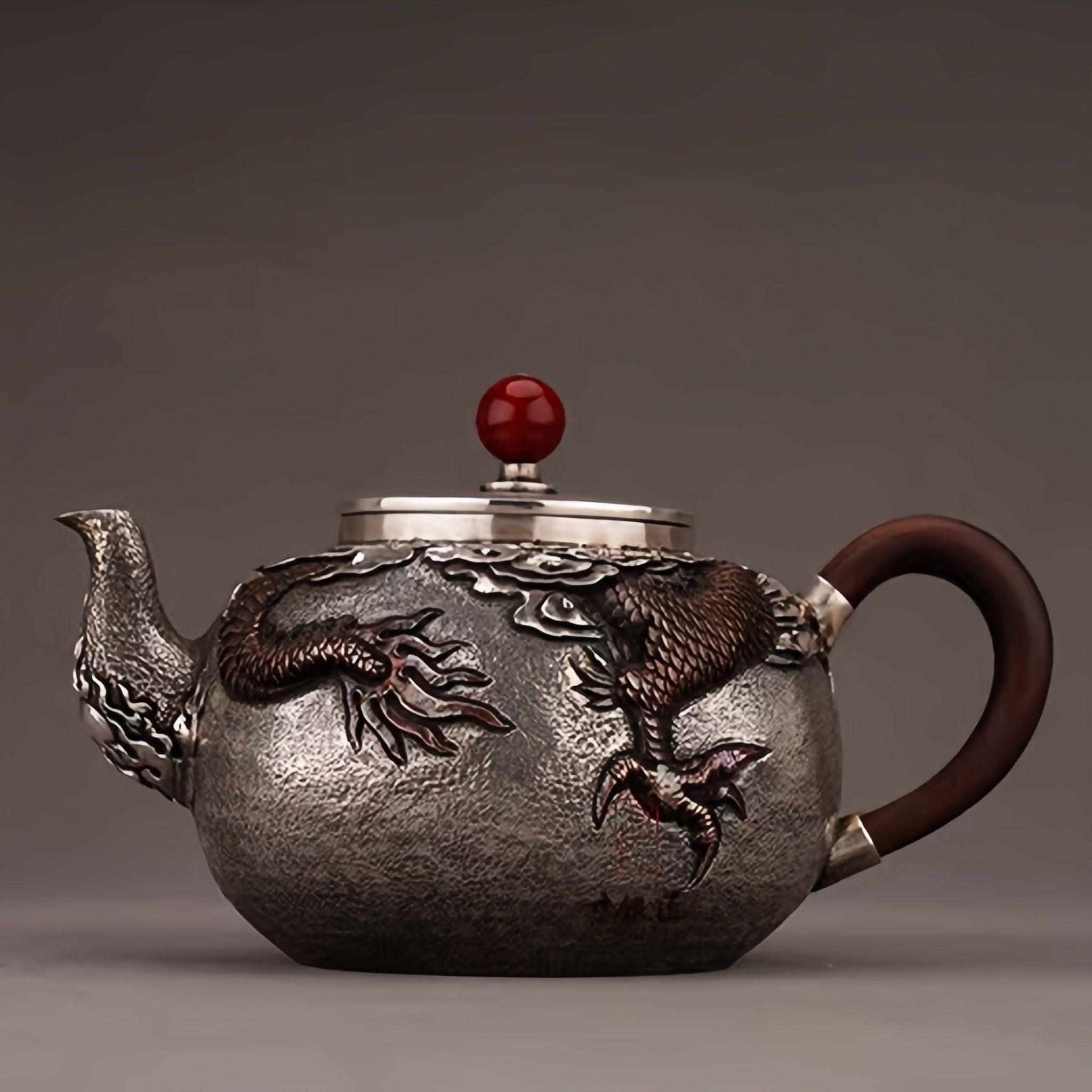 Yin Long 360cc - Handmade silver pot - zycs_China