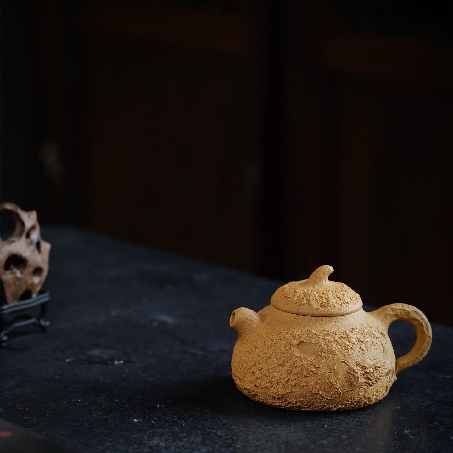 Yin Long Qie Duan 150cc - Yixing Handmade Teapot - zycs_China