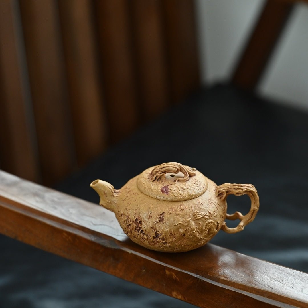 Yin Long Zhi Qiu 170cc - Yixing Handmade Teapot - zycs_China - tea - teapot