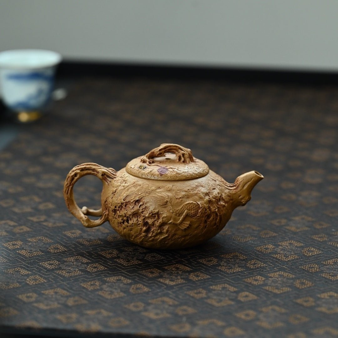 Yin Long Zhi Qiu 170cc - Yixing Handmade Teapot - zycs_China - tea - teapot
