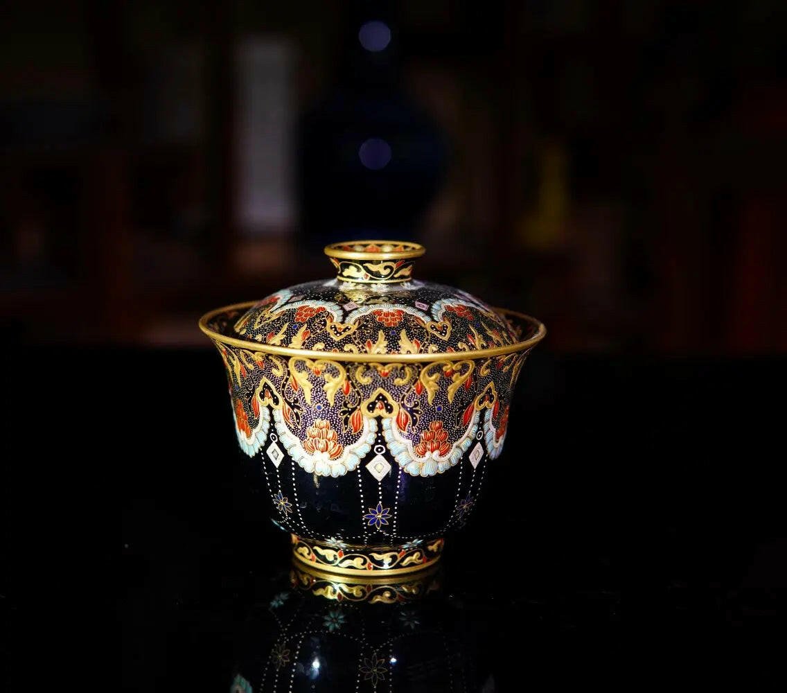 Ying Luo Wen - Jing De Zhen Porcelain Gaiwan - zycs_China - tea - teapot