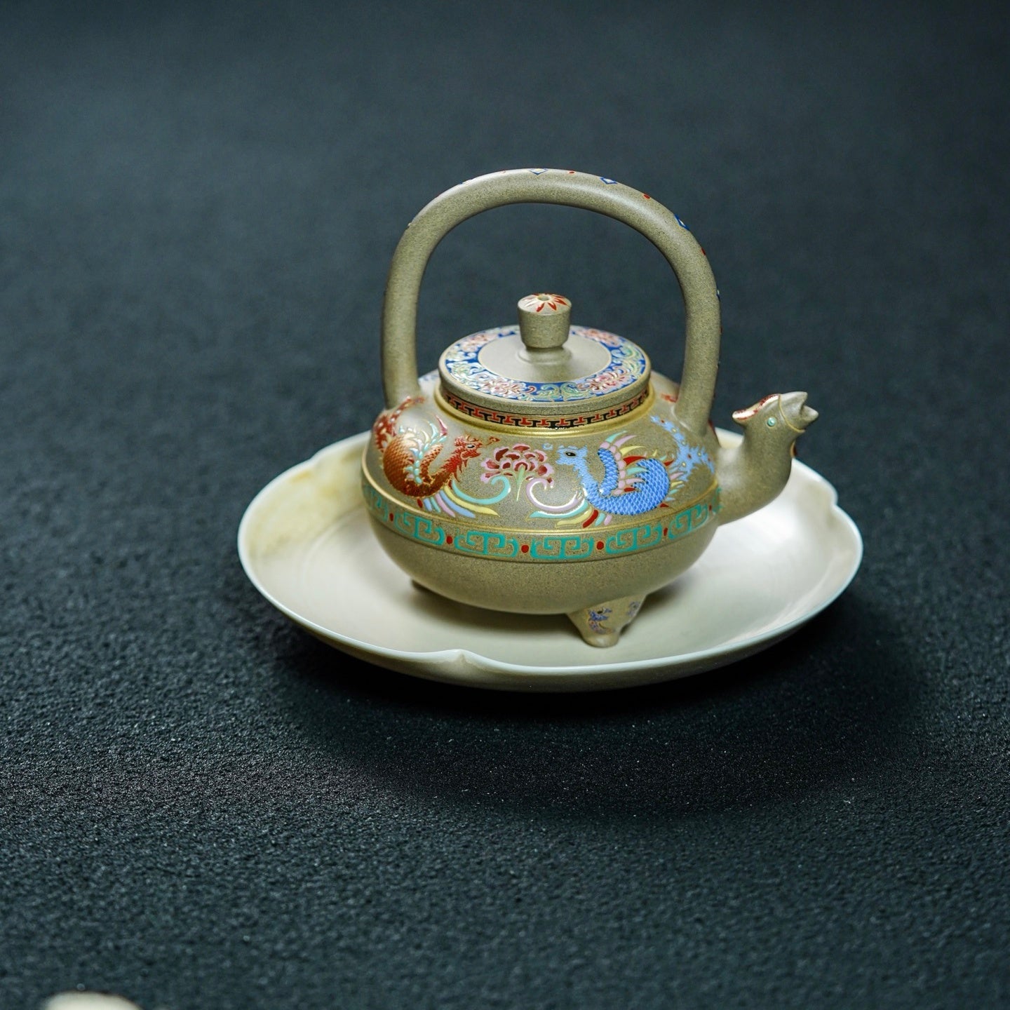 You Feng Lai Yi 230cc - Yixing Handmade Teapot - zycs_China - tea - teapot