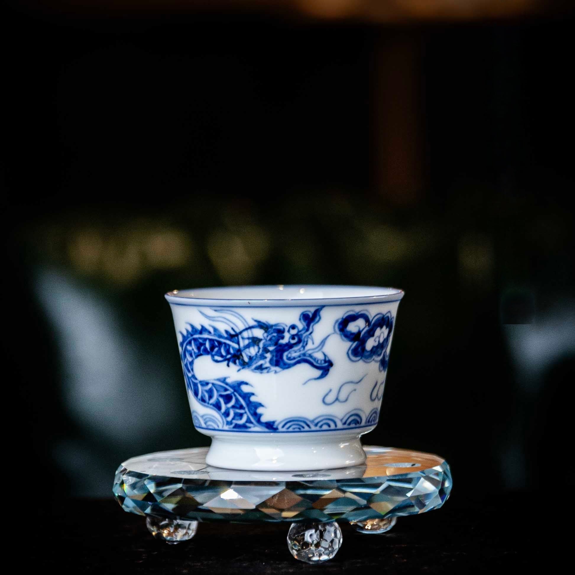 Yu Hua Long 100cc - Jing De Zhen Porcelain Gaiwan - zycs_China