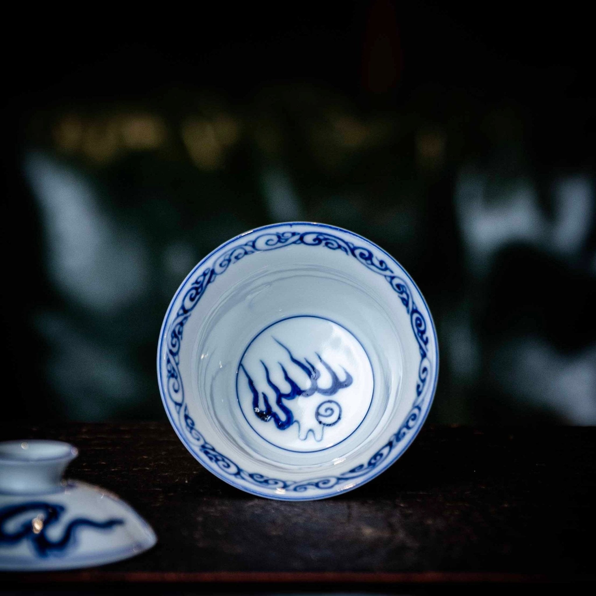 Yu Hua Long 100cc - Jing De Zhen Porcelain Gaiwan - zycs_China