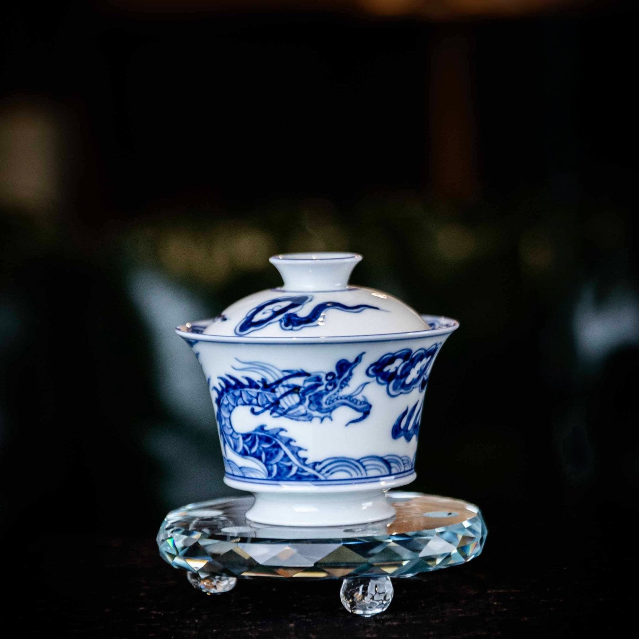 Yu Hua Long 100cc - Jing De Zhen Porcelain Gaiwan - zycs_China