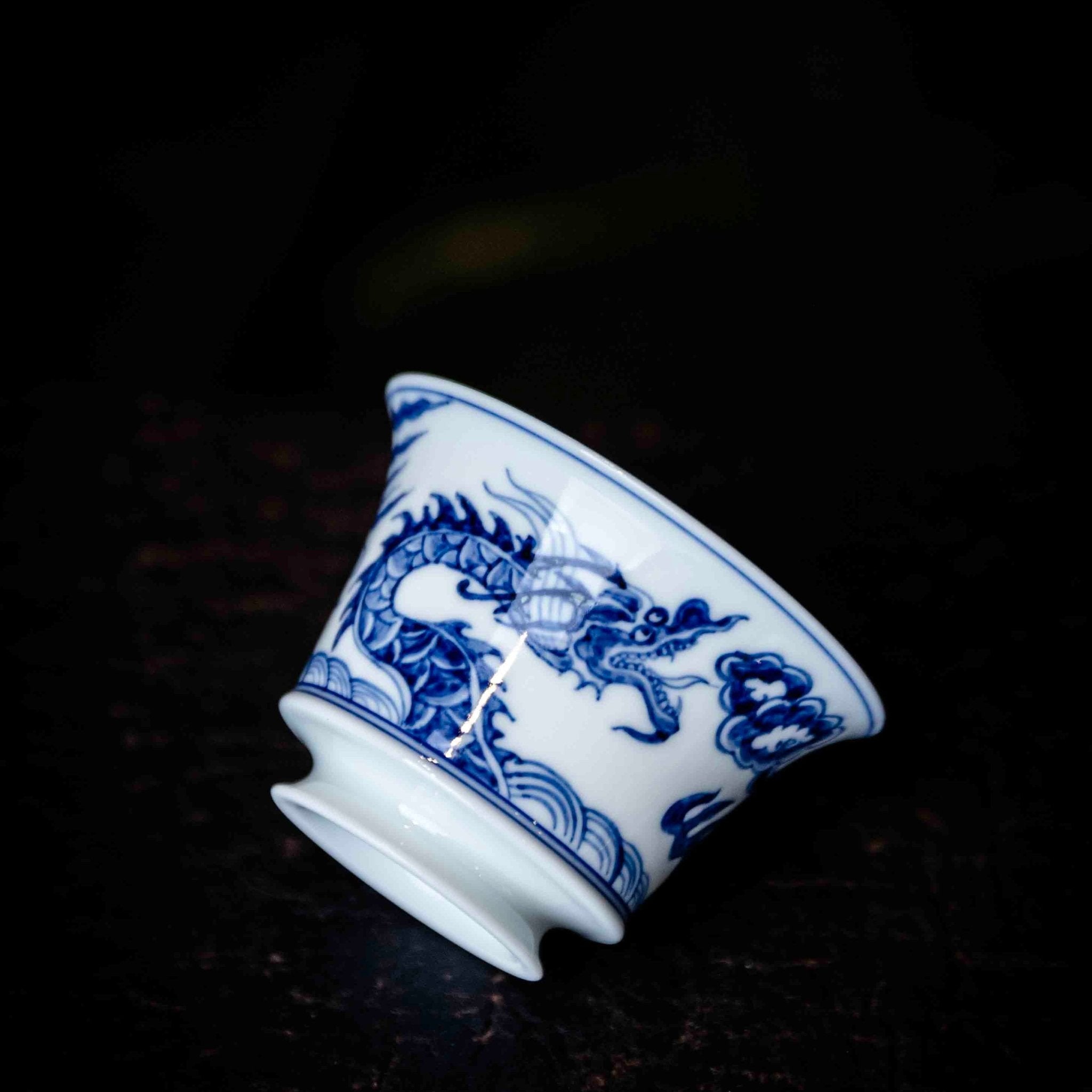 Yu Hua Long 100cc - Jing De Zhen Porcelain Gaiwan - zycs_China