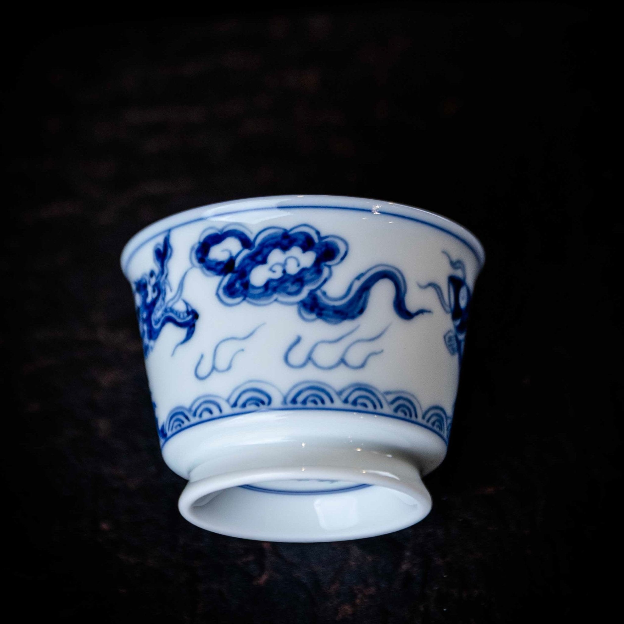 Yu Hua Long 100cc - Jing De Zhen Porcelain Gaiwan - zycs_China