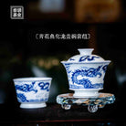 Yu Hua Long 100cc - Jing De Zhen Porcelain Gaiwan - zycs_China