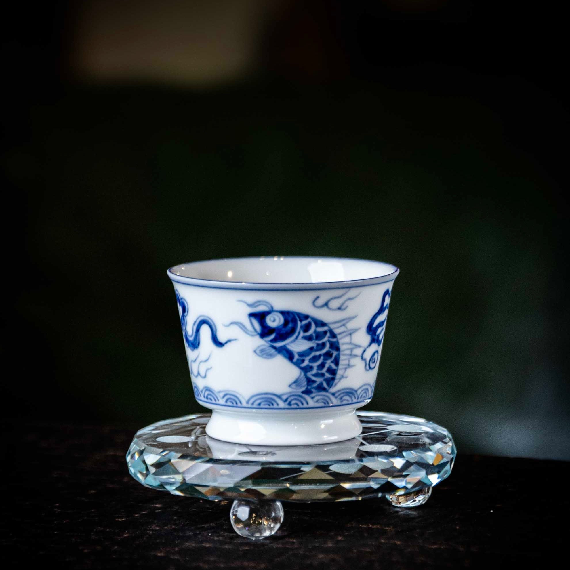 Yu Hua Long 100cc - Jing De Zhen Porcelain Gaiwan - zycs_China