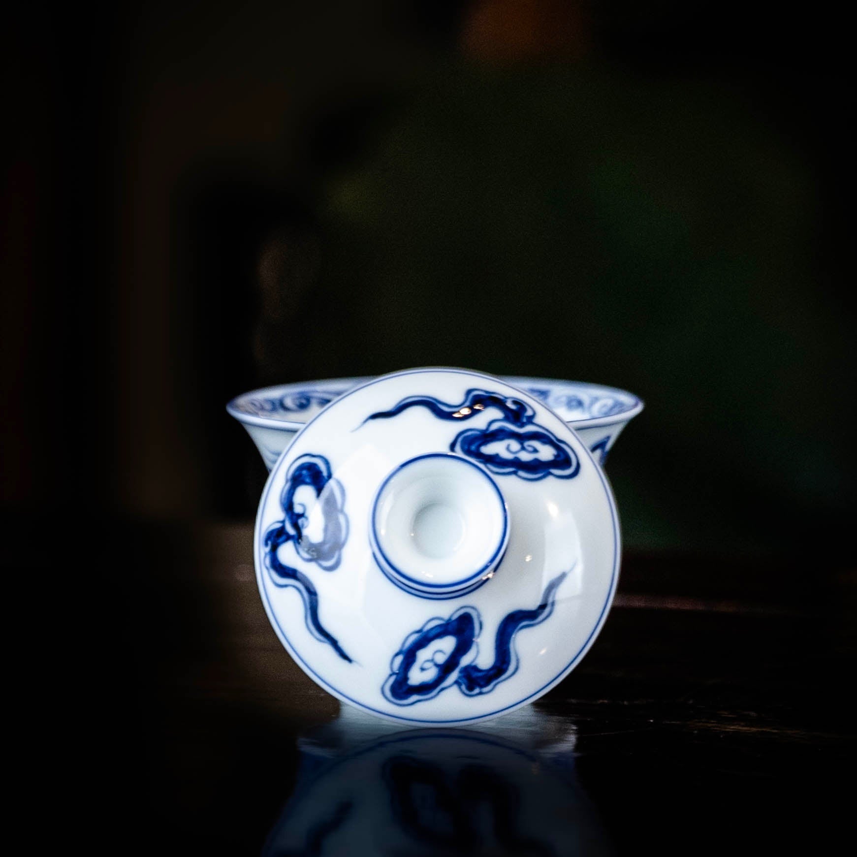 Yu Hua Long 100cc - Jing De Zhen Porcelain Gaiwan - zycs_China