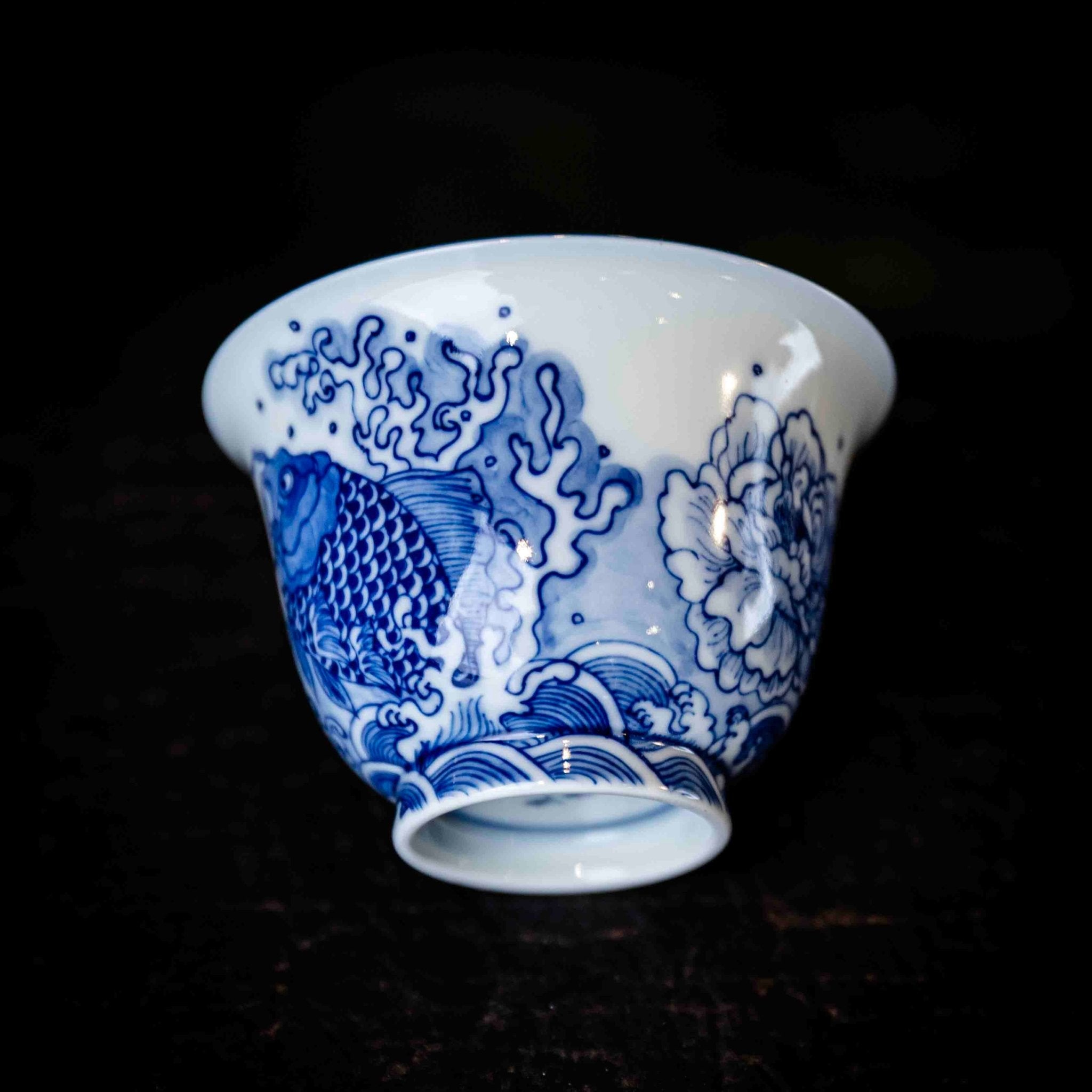 Yu Hua Long 130cc - Jing De Zhen Porcelain Gaiwan - zycs_China