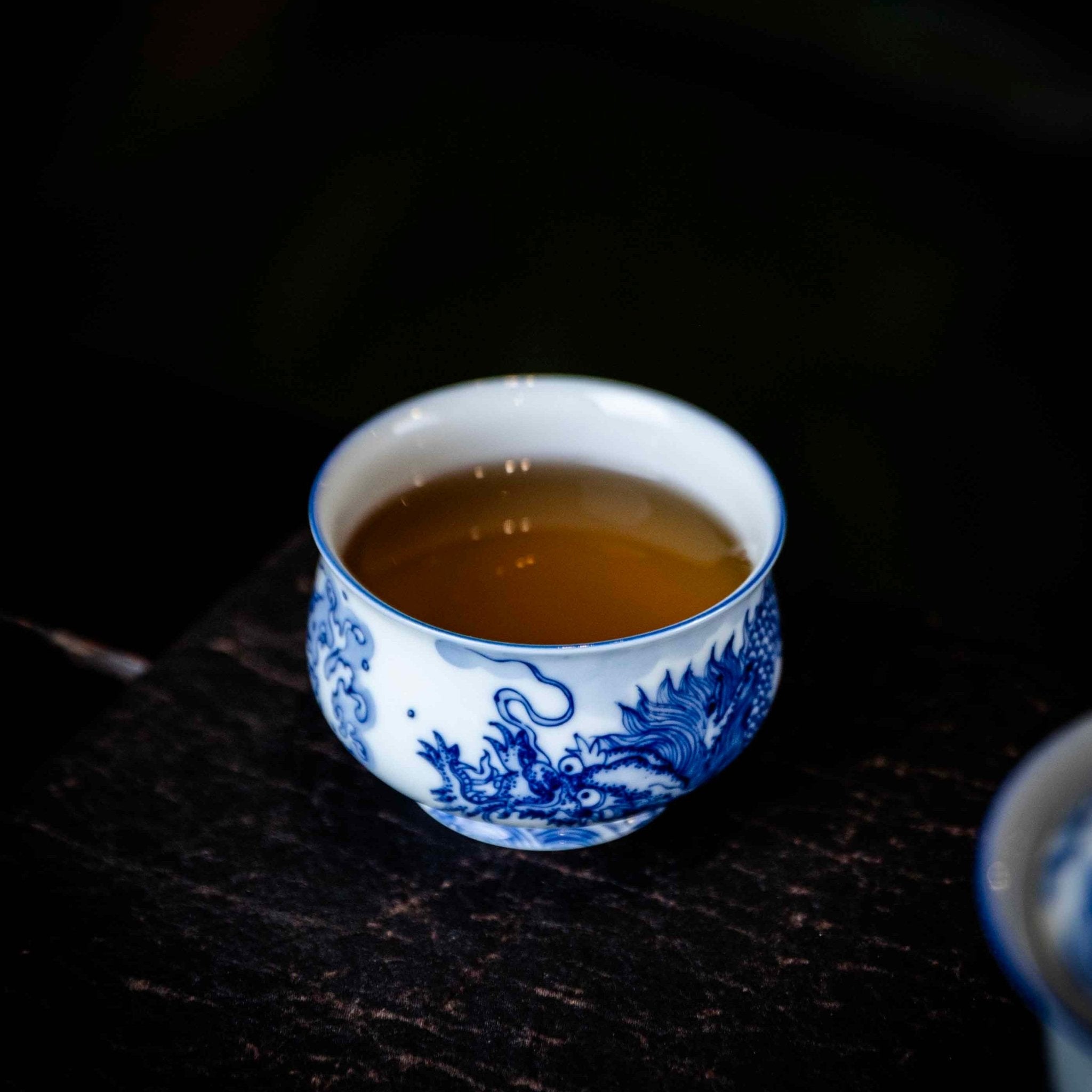 Yu Hua Long 130cc - Jing De Zhen Porcelain Gaiwan - zycs_China