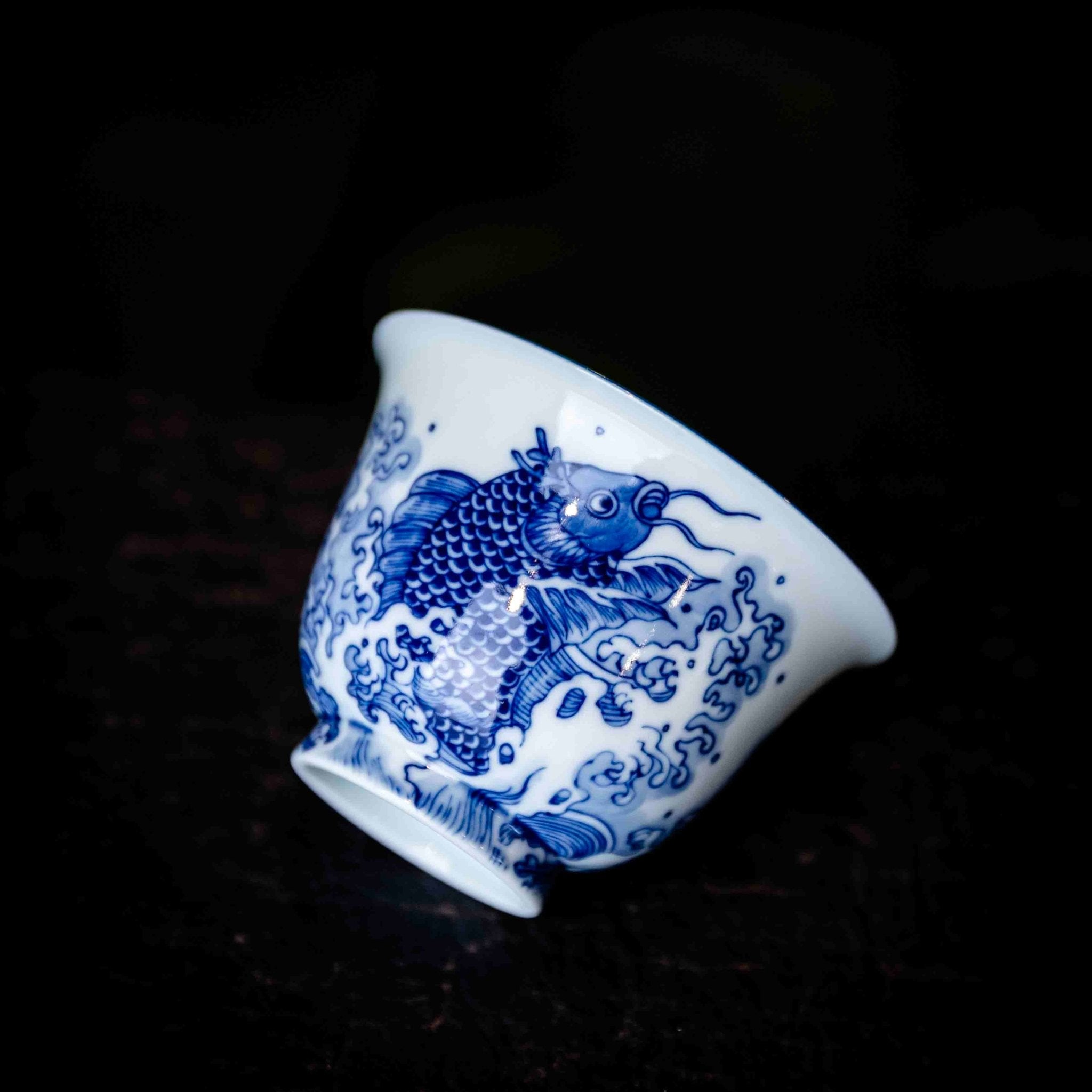Yu Hua Long 130cc - Jing De Zhen Porcelain Gaiwan - zycs_China