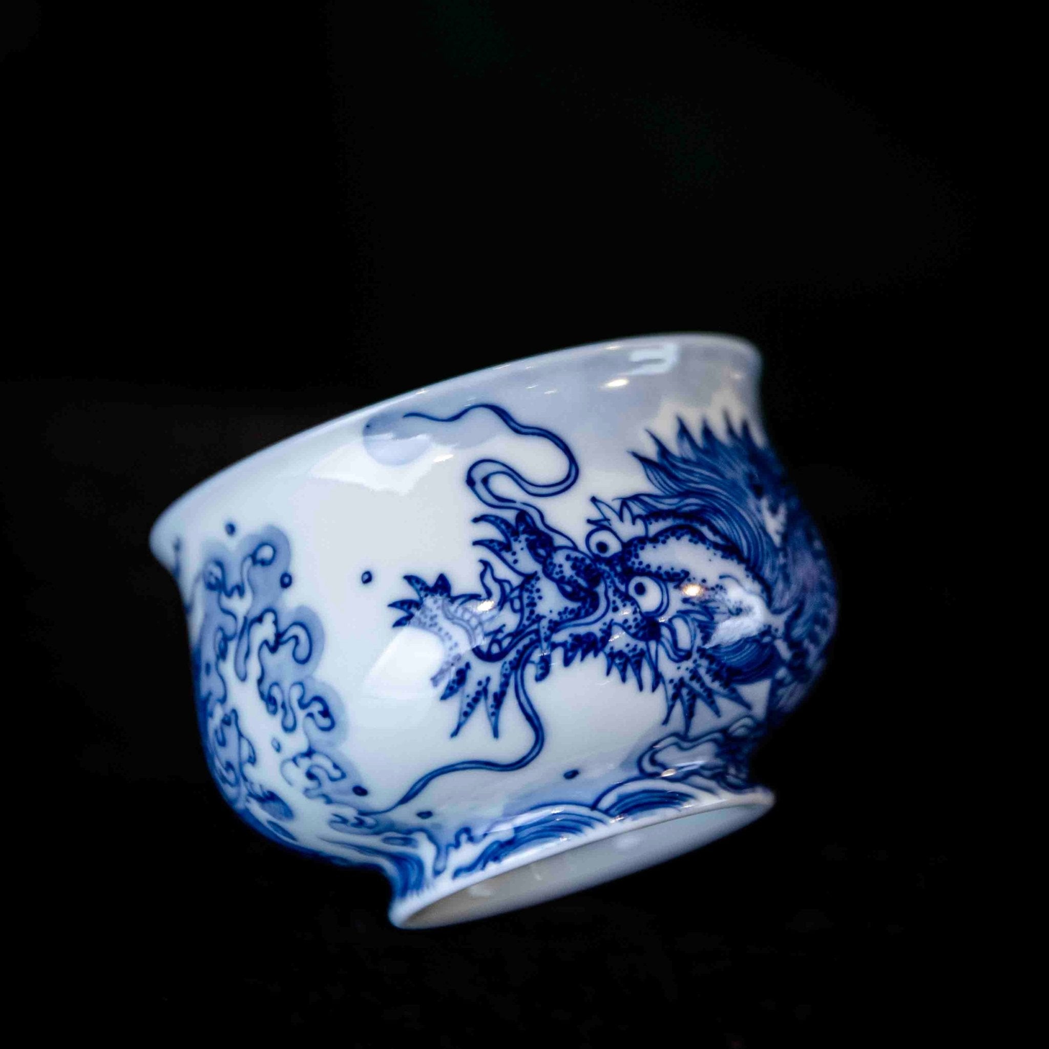 Yu Hua Long 130cc - Jing De Zhen Porcelain Gaiwan - zycs_China