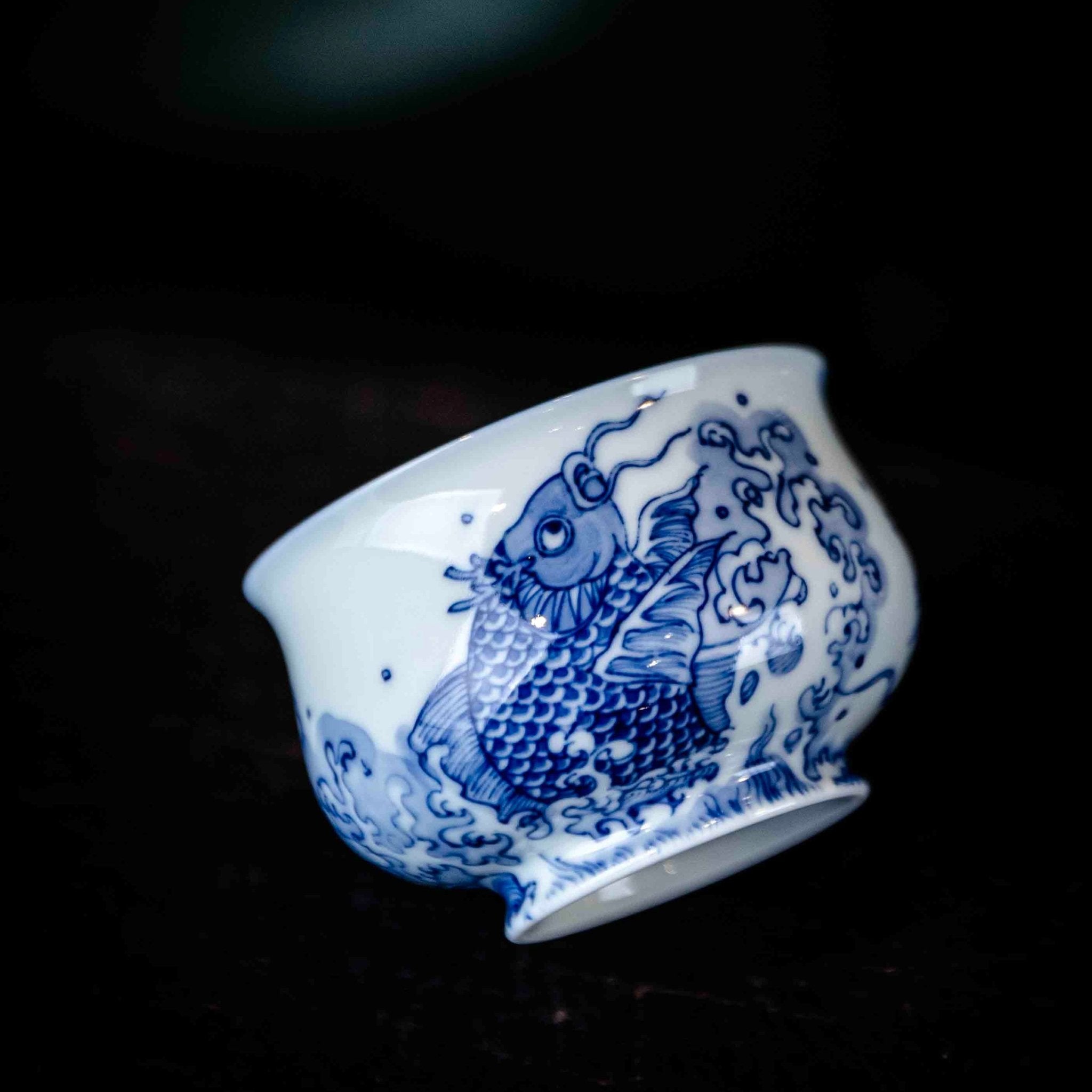 Yu Hua Long 130cc - Jing De Zhen Porcelain Gaiwan - zycs_China