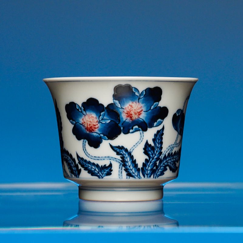 Yu Mei Ren 110cc - Jing De Zhen Porcelain Gaiwan - zycs_China