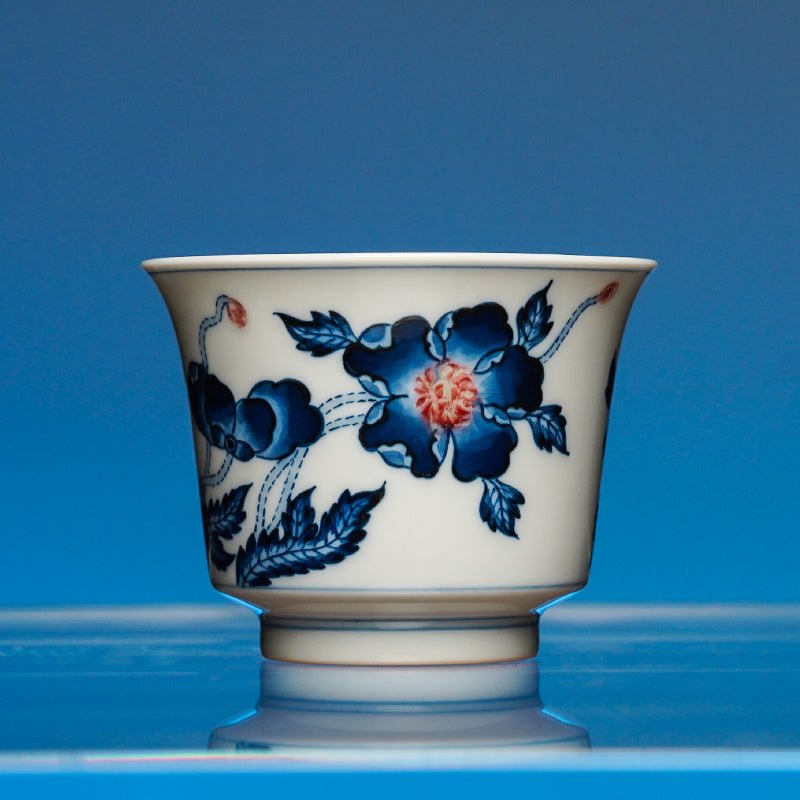 Yu Mei Ren 110cc - Jing De Zhen Porcelain Gaiwan - zycs_China