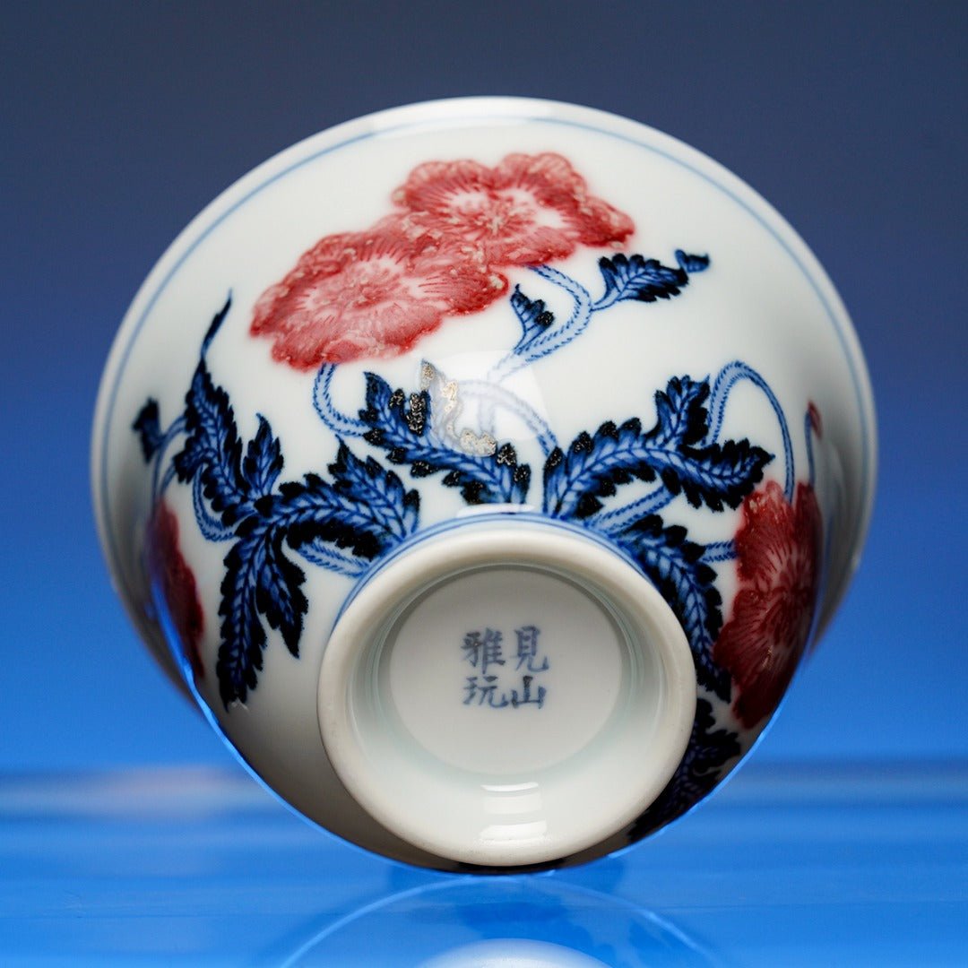 Yu Mei Ren 130cc - Jing De Zhen Porcelain Gaiwan - zycs_China