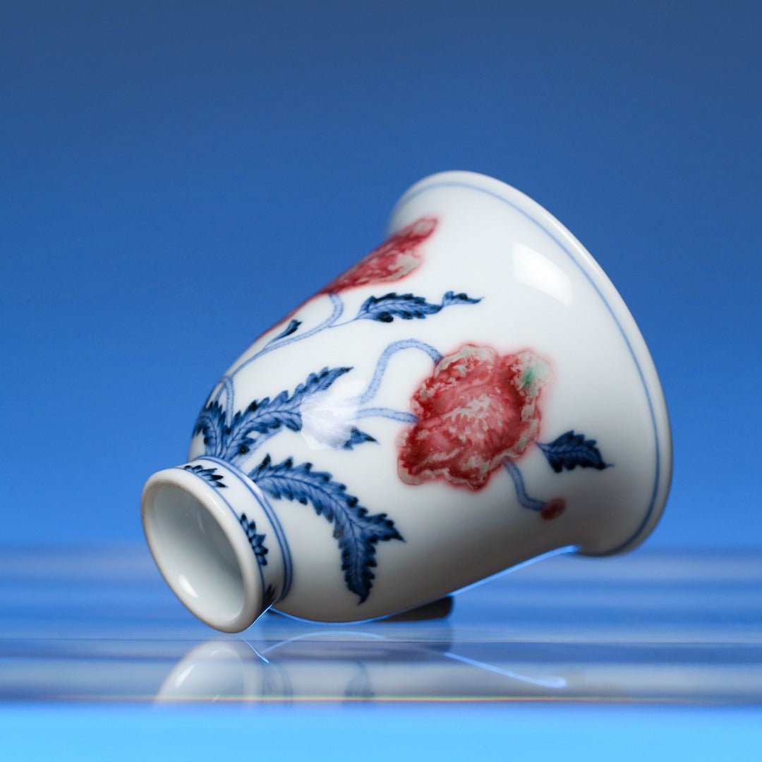 Yu Mei Ren 130cc - Jing De Zhen Porcelain Gaiwan - zycs_China