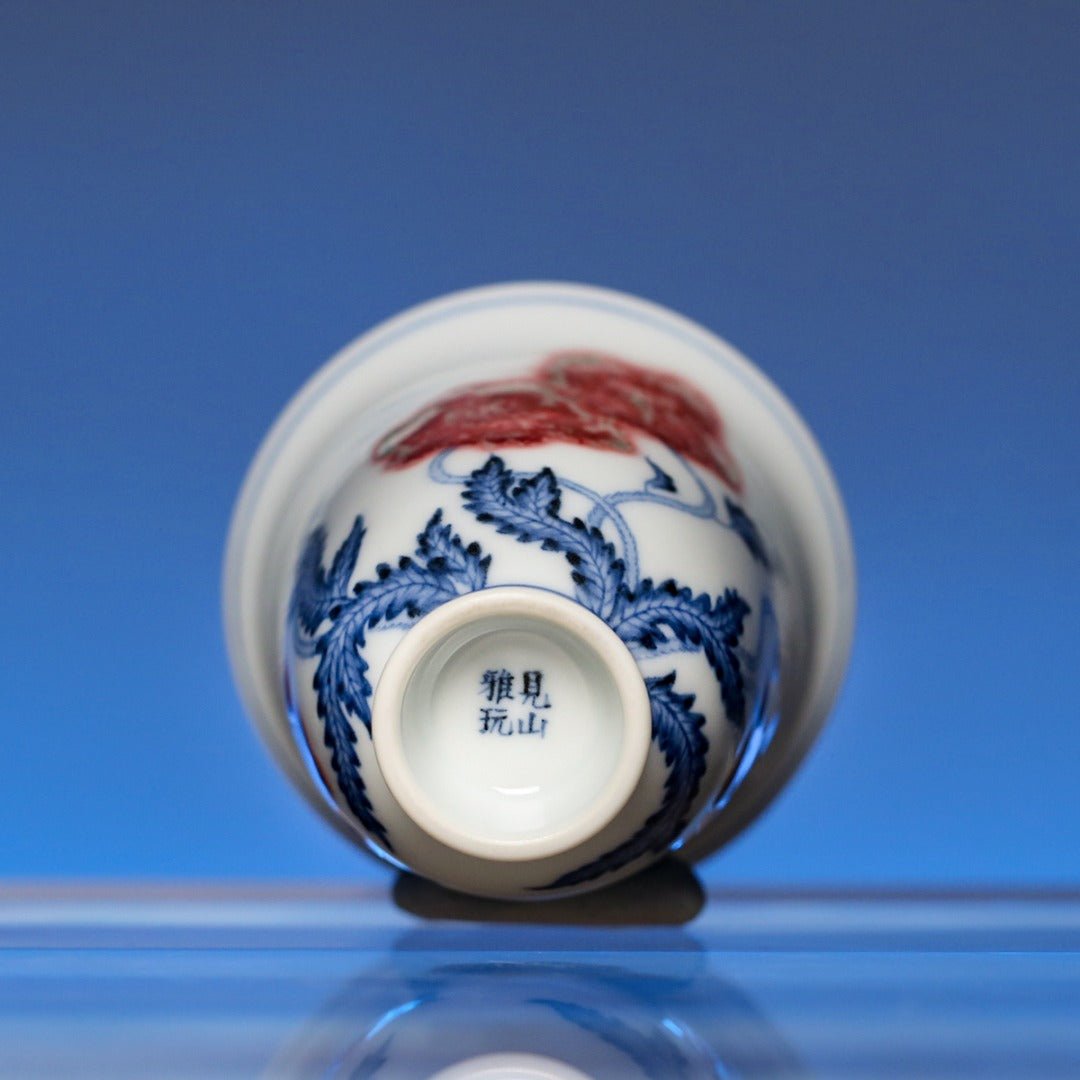 Yu Mei Ren 130cc - Jing De Zhen Porcelain Gaiwan - zycs_China