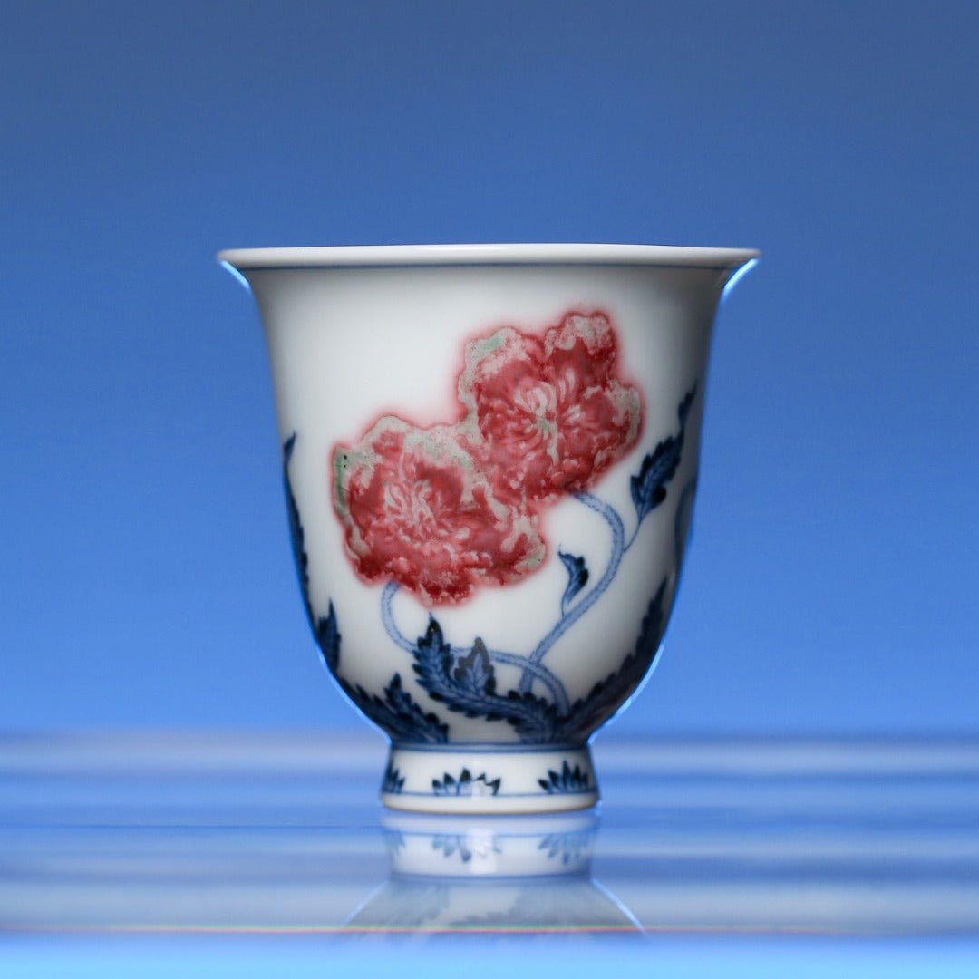Yu Mei Ren 130cc - Jing De Zhen Porcelain Gaiwan - zycs_China