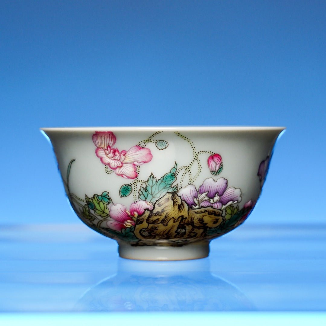 Yu Mei Ren 150cc - Jing De Zhen Porcelain Gaiwan - zycs_China